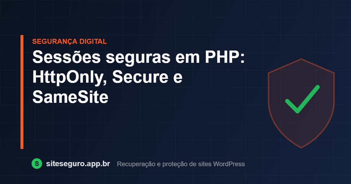 Sessões seguras em PHP: HttpOnly, Secure e SameSite – Site Seguro